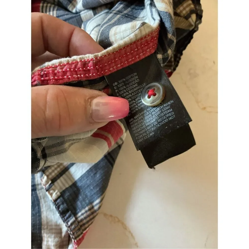 The North Face Long Sleeve Ridgecrest Button Down Sz XL Plaid